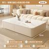 Mesa de Centro Estilo Creme para Sala de Estar, Novo Modelo 2025, Conjunto de Mesa de Centro Pequena Tendência e Gabinete de TV