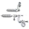 Accesorios de Modificación para Motocicleta Pedales Antideslizantes Retro Soporte de Pedal Negro Galvanizado Modificado 32mm