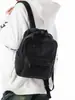 Mochila Escolar Jeans Lavado Feminina Transfronteiriça Mochila Pequena Fresca Clássica Literária e Artística Mochila Estilo Faculdade Mochila para Estudante do Ensino Médio