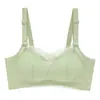 Algodão Não Magnético Espessado Sexy Renda Lingerie Sutiã de Tasse Pequeno Sutiã Sem Fio Ajustável com Bojo Espesso de 5cm