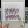 [Foto original real] Nueva armadura de verano para llevar a mano, elegante parche de uñas blanco, armadura usable, extraíble