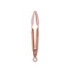 Set pequeño de cinco piezas para hornear con mango de oro rosa Mini para niños Espátula rosa para hornear Batidor de huevos Utensilios de cocina de silicona
