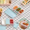 Caja Conservadora de Alimentos Apta para Microondas Snacks Frasco para Almacenar Granos Moda Creativa Separador Lonchera Set de Cajas de Almacenamiento para Cocina