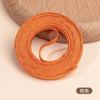 Tira de Hebilla de Alambre de Cobre 0.5cm Color Único Flor Estéreo Hecha a Mano DIY Hebilla Flor Dura Tira Dura Botón Decorativo Accesorios