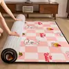Fabricante directo de alfombras de terciopelo de leche para otoño e invierno para uso doméstico, tapetes para el suelo del dormitorio, colchonetas de tatami para dormir para niños y bebés