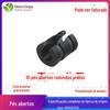 10 base de abertura redonda para tubo redondo 10mm proteção de pé de tubo redondo cadeira redonda base de plástico pé de tubo de aço base para pé