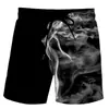 .Pantalones de Playa Sueltos para Hombre, Pantalones de Surf para Playa, Tendencia de Bañadores con Estampado de Humo Nuevo Verano 2022 Europeo y Americano