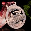 Liga de zinco metálico medalha de bronze vermelho taekwondo série competição local de pequeno e médio porte medalha de competição