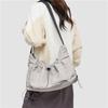 Bolso Cruzado de Estilo Japonés Súper Genial para Parejas 2026 Otoño Nuevo Unisex Gran Capacidad Versátil Ligero Bolso de Hombro Tote