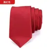 Corbata de Nudo para Hombre Estrecha de 6 cm Moda Estilo Coreano para Mujer Casual de Negocios Estudiante Camisa Profesional para Matrimonio