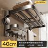 Porta Toallas de Ventosa para Baño, Porta Toallas de Aluminio Espacial sin Taladro, Estante con Barra Colgante Integrada para Inodoro