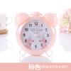 Fabricante Venta al por Mayor Reloj Despertador Luminoso de Plástico de 3 pulgadas Creativo Doble Campana Estudiante Dormitorio Mesita de Noche Reloj Despertador Regalo