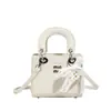 Bolsa Estética de Alto Padrão, Bolsa Quadrada Pequena de Nicho Estilo Coreano, Bolsa de Ombro Estilosa e Simples, Nova Bolsa Transversal da Moda para a Temporada