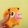 Porco fofo de desenho animado popular som de língua para apertar descompressão criativa apertar música truque ventilação rebote brinquedo pequeno