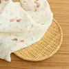 Gaze de Algodão Dupla Camada para Bebê, Tecido Crepe de Desenho Animado, Tecido para Roupa de Casa de Adulto