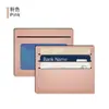 Portatarjetas de cuero en stock transfronterizo, ranura para tarjetas de gran capacidad, portatarjetas pequeño, ranuras múltiples para tarjetas, tarjetero de cuero PU de alta gama para mujer
