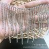 Cadena de garra con borlas de diamantes de imitación de 8 cm y 12 cm, con costillas de diamante para soldar, para ropa de actuación, accesorios de vestir para escenario