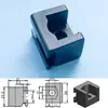 Cerradura de Gabinete RG001-1 Accesorios de Barra de Tirador para Gabinete de Chasis Parte Guía de Plástico Negro Parte Guía de Barra de Bloqueo