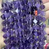 Cuarzo Rosa Ojo de Tigre Lapislázuli Amatista Trébol de Cuatro Hojas Cuentas Sueltas de 11 mm DIY Pasador Accesorios para el Cabello Pulsera Accesorios para Collares Venta al por Mayor
