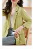 Traje texturizado con cordón en la cintura y protección solar 2023 Verano Nuevo Diseño de Moda Traje Slim