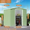Cuarto de Almacenamiento Exterior, Cobertizo de Herramientas, Almacenamiento de Jardín, Casa de Almacenamiento Sencilla, Casa Modular para Terraza de Patio, Cuarto de Almacenamiento Móvil Desmontable