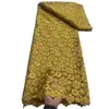 Encaje Liso Soluble en Agua Encaje para Mujer Transpirable Recorte Tejido Vestido Tela de Encaje Venta al por Mayor Encaje Francés