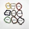 Pedra de Cristal Natural Presente DIY Pulseira de Cristal de Cascalho Colorido Assimétrico Acessórios para Pulseira