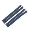 Número de Existencias del Fabricante. 3 Cremallera de Metal Dorado Imitación con Extremo Cerrado, Cremallera para Jeans, Cremallera para Pantalones Casuales, Cremallera para Ropa