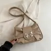 Bolsa de Ombro Plissada Estilo Coreano com Laço Transfronteiriça Tendência para Mulheres 2026 Nova Versátil Bolsa de Mão Ins Bolsa de Axila Bolsa Feminina