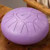 Hua Shu tambor etéreo de 8 pulgadas y 11 tonos instrumento de percusión tambor de lengua de acero para adultos introducción instrumento simple tambor etéreo portátil