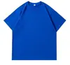 Camiseta de Algodão Puro de Peso Pesado 220g Fornecedor Fornece Camisetas de Manga Curta de Verão para Homens, Tops Casuais Largos, Gola Redonda Manga Curta