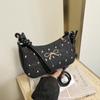 Lazo Moda Casual 2025 Verano Estilo Corazón Dulce Bolso de Mano de un Hombro Nuevo Diseño Simple para Mujer