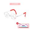 Nuevo Marco de Gafas Estilo Tomate Ovalado Marco de Gafas Ultra Ligero TR Marco de Gafas para Niños Pierna Ajustable de Silicona