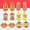 Acessórios Banhados a Ouro Pingente com Estilo Chinês Bênçãos, Atrai Riqueza, Boa Sorte e Prosperidade Ábaco Pulseira DIY Colar Liga Charme
