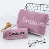 Empresa Mayorista Fabricante Toalla de Microfibra Secado Rápido Suave Bordada Absorbente para el Hogar Toalla de Regalo con Logo