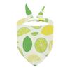 Amazon transfronterizo fruta fresca mascota linda toalla triangular poliéster estampado mascota toalla para babeo bufanda venta al por mayor