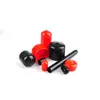 Cubierta protectora de caucho PVC, tapa de goma, tapa protectora para varilla de refuerzo, manguito de goma rojo y negro, cubierta protectora roscada, manguito de plástico