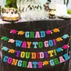 Amazon Temporada de Graduación 2026 Banner Decorativo Banner de Decoración de Birrete de Graduación Colorido
