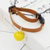 Collar colorido para mascotas de 23 colores, con cascabel, de terciopelo coreano, para perro, gato, accesorios de decoración para el cuello