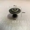 Puxador de metal para móveis, puxador redondo, puxador antigo para armário, puxador simples, preço de fábrica, preço grande, excelente