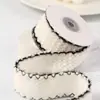 Fita de Veludo Ondulado de Face Única Outono/Inverno Laço Feito à Mão DIY Acessório de Cabelo Bolinhas Flor Presente Fita de Pelúcia
