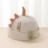 Gorro de bebé Primavera sombrero principal para niños sombrero de melón de bebé dinosaurio sombrero de sol de verano para niños y niñas delgado lindo
