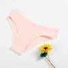 Ropa interior de algodón con rosca para mujer, calzones tipo V transpirables para cadera, talla grande, outlet de fábrica de ropa interior para mujer