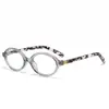Montura de Gafas Mismo Estilo que Zhang Yuanying, Versión Coreana, Retro, Versátil, Montura de Gafas para Mujer de Cara Lisa, Gafas de Moda Ovaladas Estilo Nerd Sin Graduación
