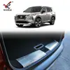 Adequado para Nissan 21-22 X-Trail Modificado Protetor Traseiro Embutido, Protetor de Porta-Malas Traseiro em Aço Inoxidável
