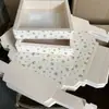 Caixa de Embalagem para Presente de Faixa de Cabelo com Janela Transparente Aro de Cabelo Embalagem de Acessórios de Cabelo Caixa de Armazenamento com Clip de Banana Logo Personalizado