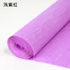 Papel Crepé de Colores de 25 Colores Paquete de Materiales para Flores Hechas a Mano Papel de Rosa Engrosado Papel Crepé para Doblar Papel Amasado a Mano Niños