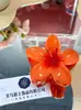 Pinza para el Cabello de Flor de Bauhinia Transfronteriza Europea y Americana para Mujer, Pinza de Tiburón de Alta Gama para la Parte Posterior de la Cabeza, Accesorio para el Cabello de Pinza Lateral al por Mayor