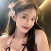 Flash Diamond Love Bow Hairpin Headwear Feminino Internet Celebrity Side Pequeno Clip Headwear Temperamento Headwear Fringe Hairpin
