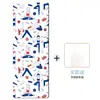 Tapete de Yoga 5mm 80cm Antiderrapante Camurça + Borracha À Prova de Som e Choque Tapete de Dança Fitness Alargado Antiderrapante Transfronteiriço